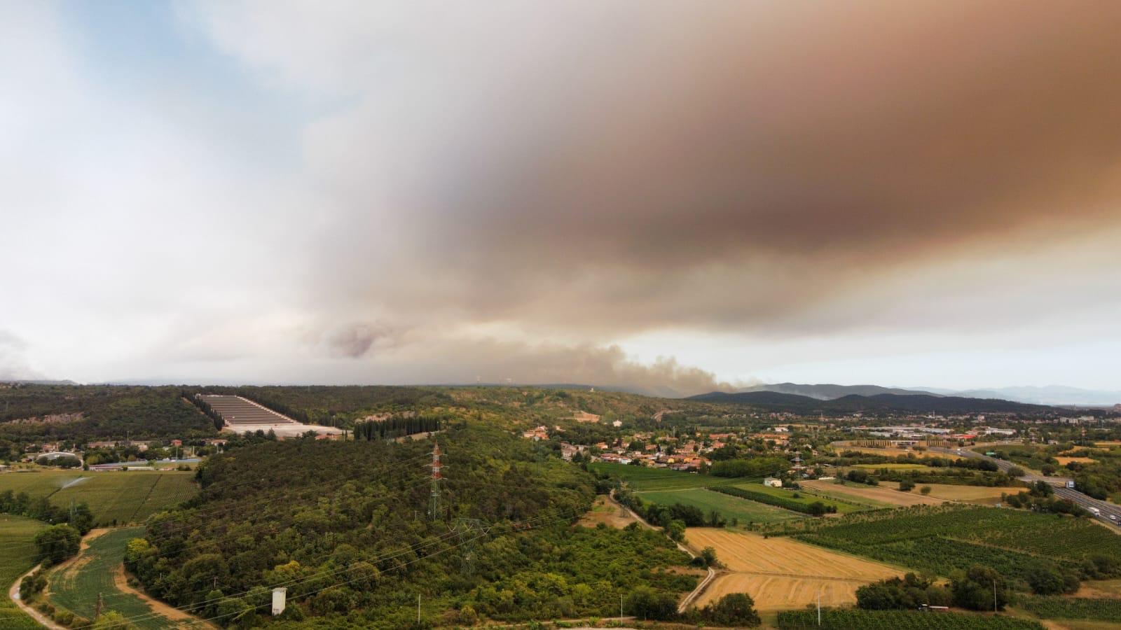 Immagine per Carso, incendio più violento degli ultimi 10 anni. Attese nuove ordinanze